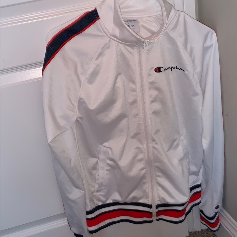 Champion track sweater